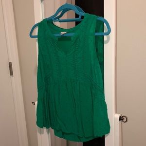 Merona Green Tank Top